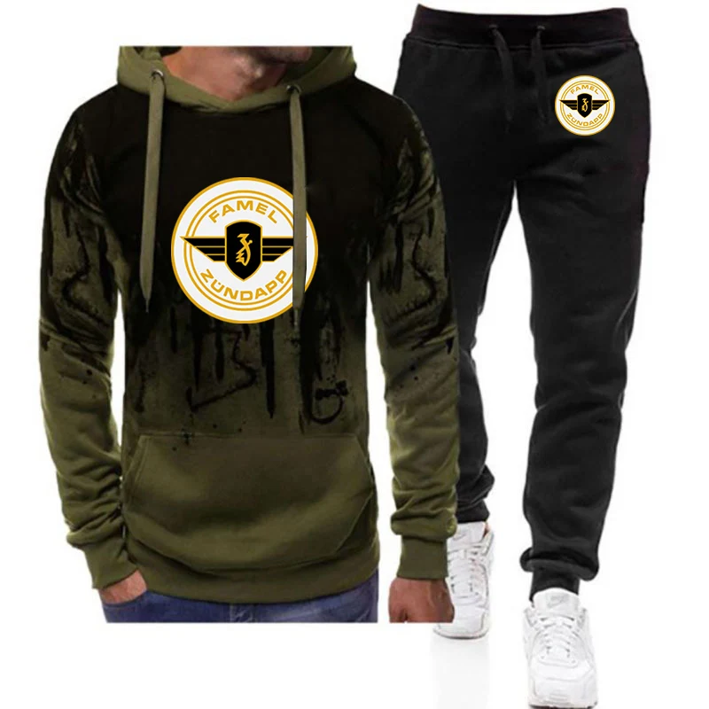 Zundapp Motorcycle 2024 Mens New Print Gradient Color Hoodies Casual Sweatshirt Jackets Sport Hip Hop Coats Top + Trousers Suit
Zundapp Motorcycle 2024 Mens New Print Gradient Color Hoodies Casual Sweatshirt Jackets Sport Hip Hop Coats Top + Trousers Suit