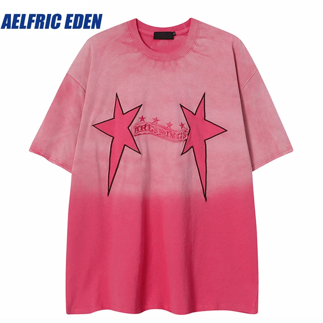 Aelfric Eden Vintage Gradient Color Star Graphic T-Shirt 2023 Men Hip Hop Tshirt Harajuku T Shirt Cotton Tops Tees Oversized
Aelfric Eden Vintage Gradient Color Star Graphic T-Shirt 2023 Men Hip Hop Tshirt Harajuku T Shirt Cotton Tops Tees Oversized
