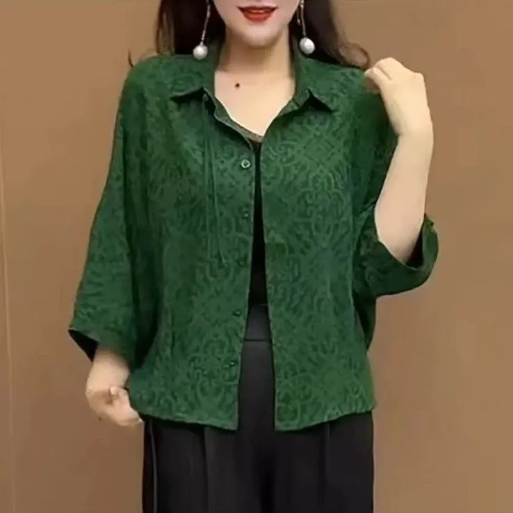 Spring and Autumn New Fashion Versatile Loose Oversized Shirt Women's Premium Light Luxury Age Reduction Fashion Top Fashion
Spring and Autumn New Fashion Versatile Loose Oversized Shirt Women's Premium Light Luxury Age Reduction Fashion Top Fashion
