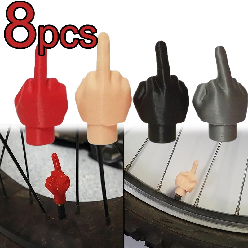 8PCS Car Middle Finger Styling Tire Valve Cap Personality Decor Wheel Nozzle Dustproof Waterproof Tyre Valve Stem Cap Accessory
8PCS Car Middle Finger Styling Tire Valve Cap Personality Decor Wheel Nozzle Dustproof Waterproof Tyre Valve Stem Cap Accessory