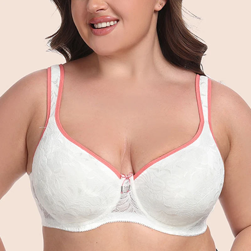 Women's Balconette Bra Full Coverage Lace Embroidered Underwire Wide Straps Lingerie for Female 38 40 42 44 DD E F G H
Women's Balconette Bra Full Coverage Lace Embroidered Underwire Wide Straps Lingerie for Female 38 40 42 44 DD E F G H