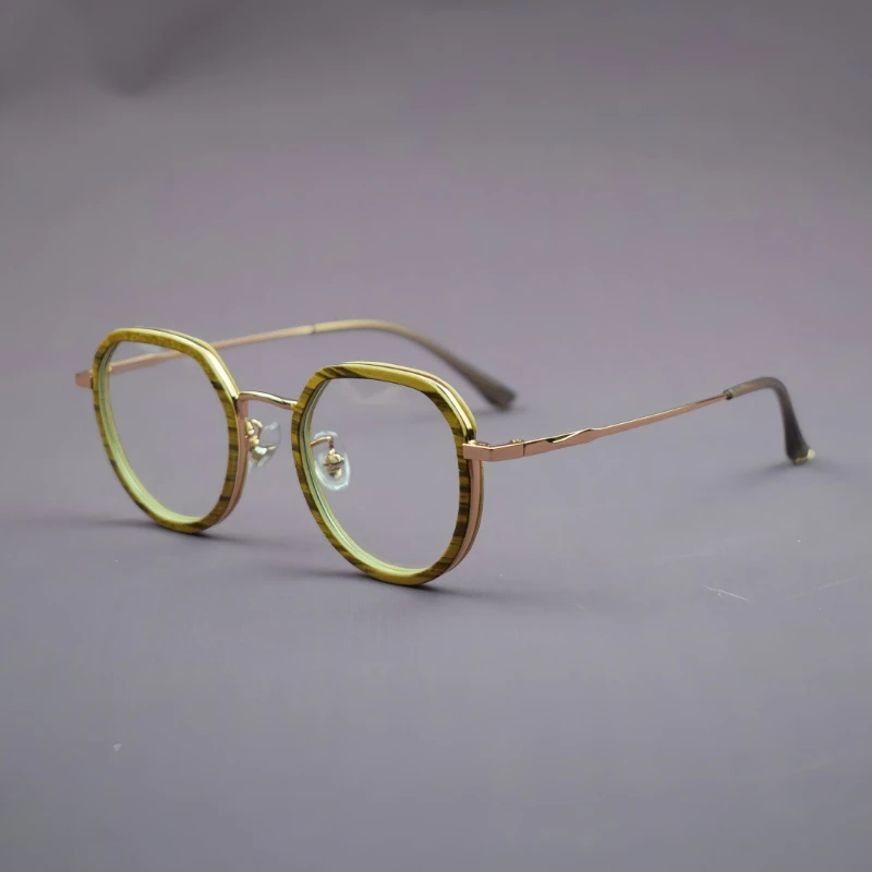 High Quality Retro Optical Glasses Frame Men Wood Grain Oval 68014 Can Be Matched Myopia Reading Women Anti Blue Light Eyeglass
High Quality Retro Optical Glasses Frame Men Wood Grain Oval 68014 Can Be Matched Myopia Reading Women Anti Blue Light Eyeglass