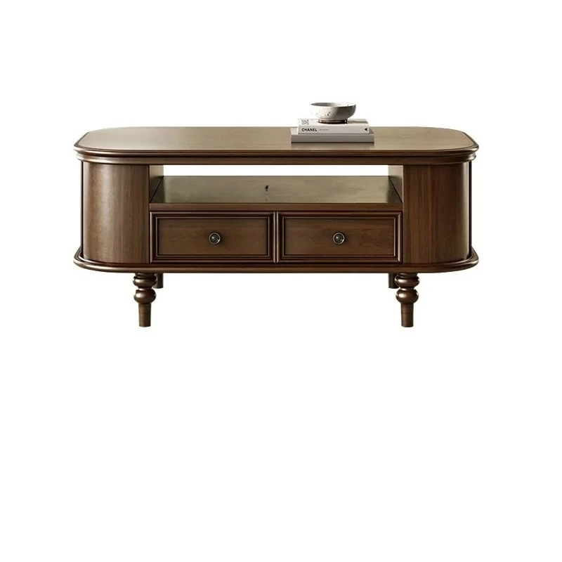 TQH rural retro all-solid wood coffee table TV cabinet combination small apartment pure solid wood storage coffee table
TQH rural retro all-solid wood coffee table TV cabinet combination small apartment pure solid wood storage coffee table