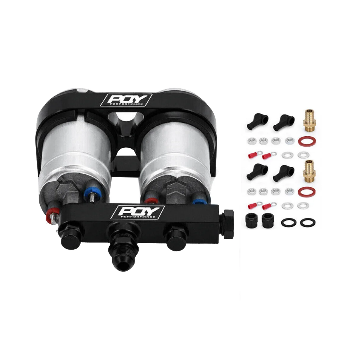 2PCS 300LPH Universal External Inline Fuel Pump Replaces 0580254044 with Dual Bracket Kit & Out Manifold
2PCS 300LPH Universal External Inline Fuel Pump Replaces 0580254044 with Dual Bracket Kit & Out Manifold