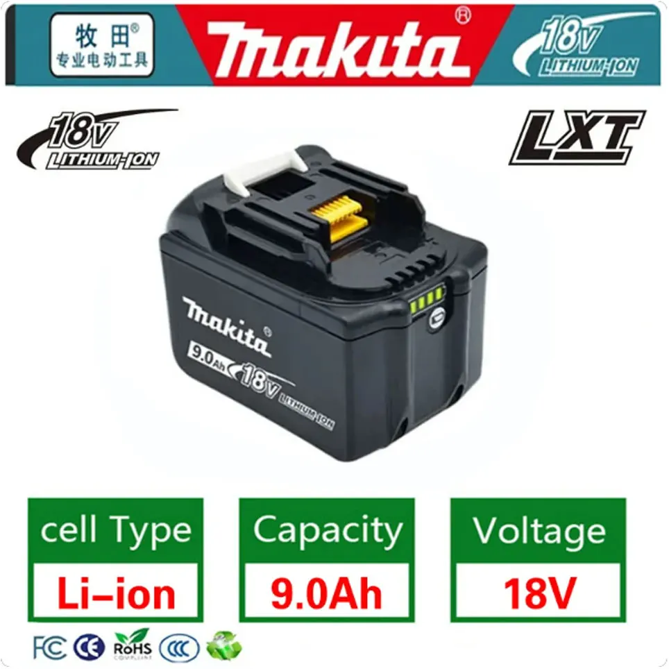 2024 Upgraded 9A/6A Original Makita 18V Battery BL1830B BL1850B BL1850 BL1840 BL1860 BL1815 Replacement Lithium Battery
2024 Upgraded 9A/6A Original Makita 18V Battery BL1830B BL1850B BL1850 BL1840 BL1860 BL1815 Replacement Lithium Battery