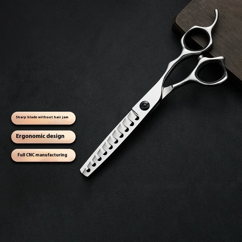 Professional Barber Scissors Barber Accessories Hairdressing Scissors 6-Inch Japan440c Fishbone Thinning Hairdressing Scissors
Professional Barber Scissors Barber Accessories Hairdressing Scissors 6-Inch Japan440c Fishbone Thinning Hairdressing Scissors