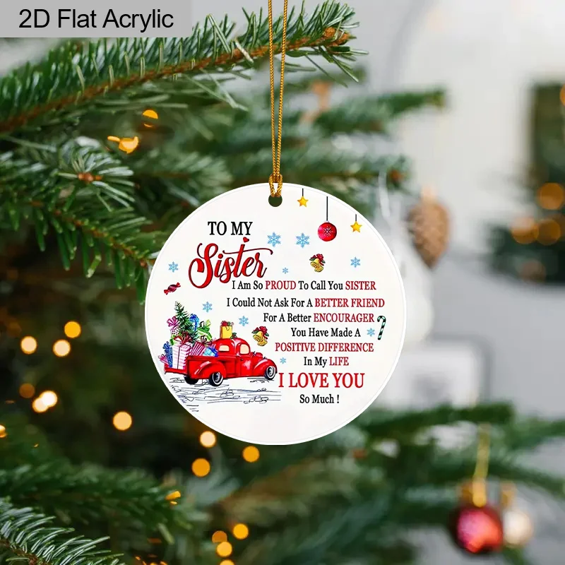 2D плоское керамическое подарочное украшение для сестер — 3 подвесных украшения Premier League с красными машинами и звездами — классическая рождественская елка
2D плоское керамическое подарочное украшение для сестер — 3 подвесных украшения Premier League с красными машинами и звездами — классическая рождественская елка