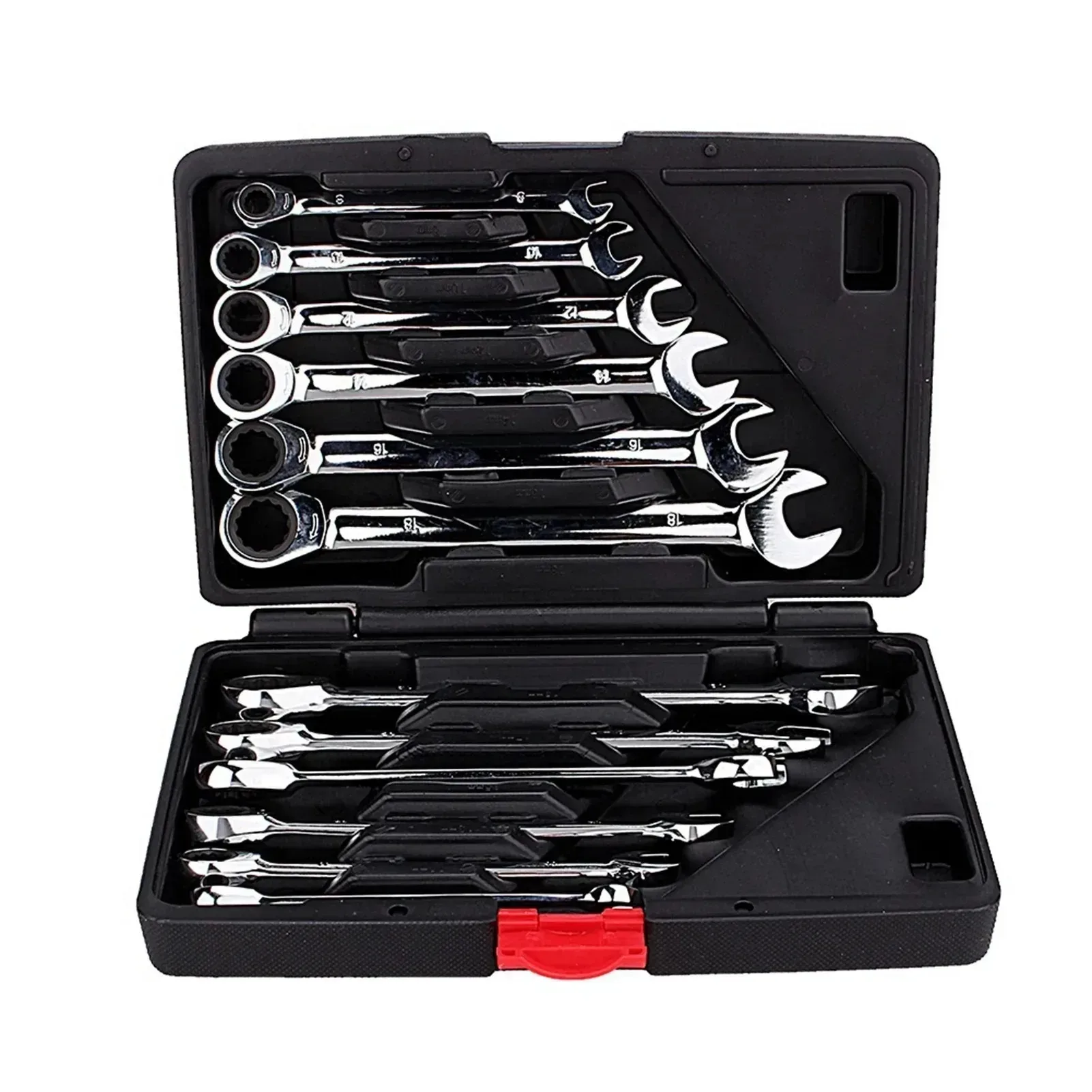 New 12pcs Ratchet Socket Wrench Set Car Repair Tool Ratchet Torque Wrench Combo Kit 8-19mm Ratchet Wrench Tool Hand Tool
New 12pcs Ratchet Socket Wrench Set Car Repair Tool Ratchet Torque Wrench Combo Kit 8-19mm Ratchet Wrench Tool Hand Tool