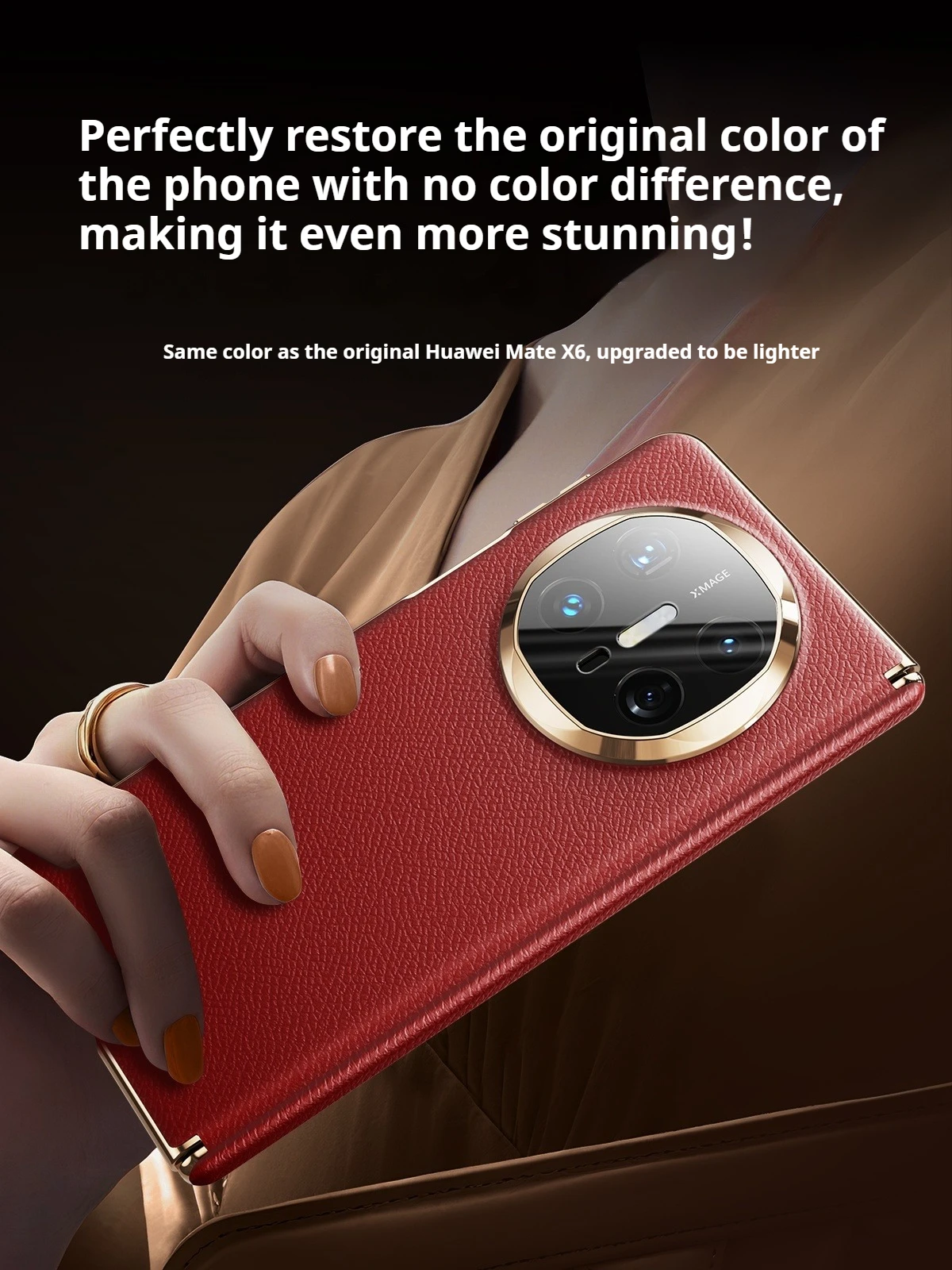 【Dual Center Column Protection】for Huawei Mate X6 Case Luxury Genuine Leather Lens Full Coverage Anti-drop with Magnetic Case
【Dual Center Column Protection】for Huawei Mate X6 Case Luxury Genuine Leather Lens Full Coverage Anti-drop with Magnetic Case