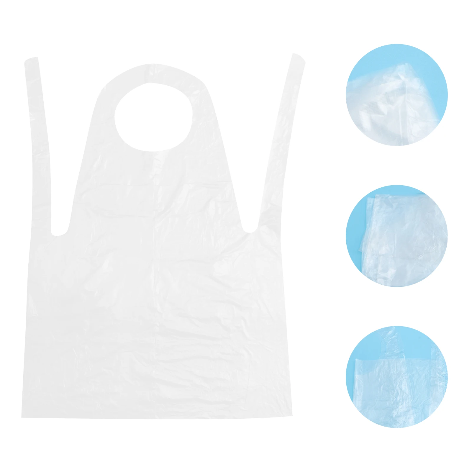 50 Pcs Waterproof Plastic Aprons Disposable Clothes Guard for Cooking Hotpot Picnics Protect Clothing Portable
50 Pcs Waterproof Plastic Aprons Disposable Clothes Guard for Cooking Hotpot Picnics Protect Clothing Portable