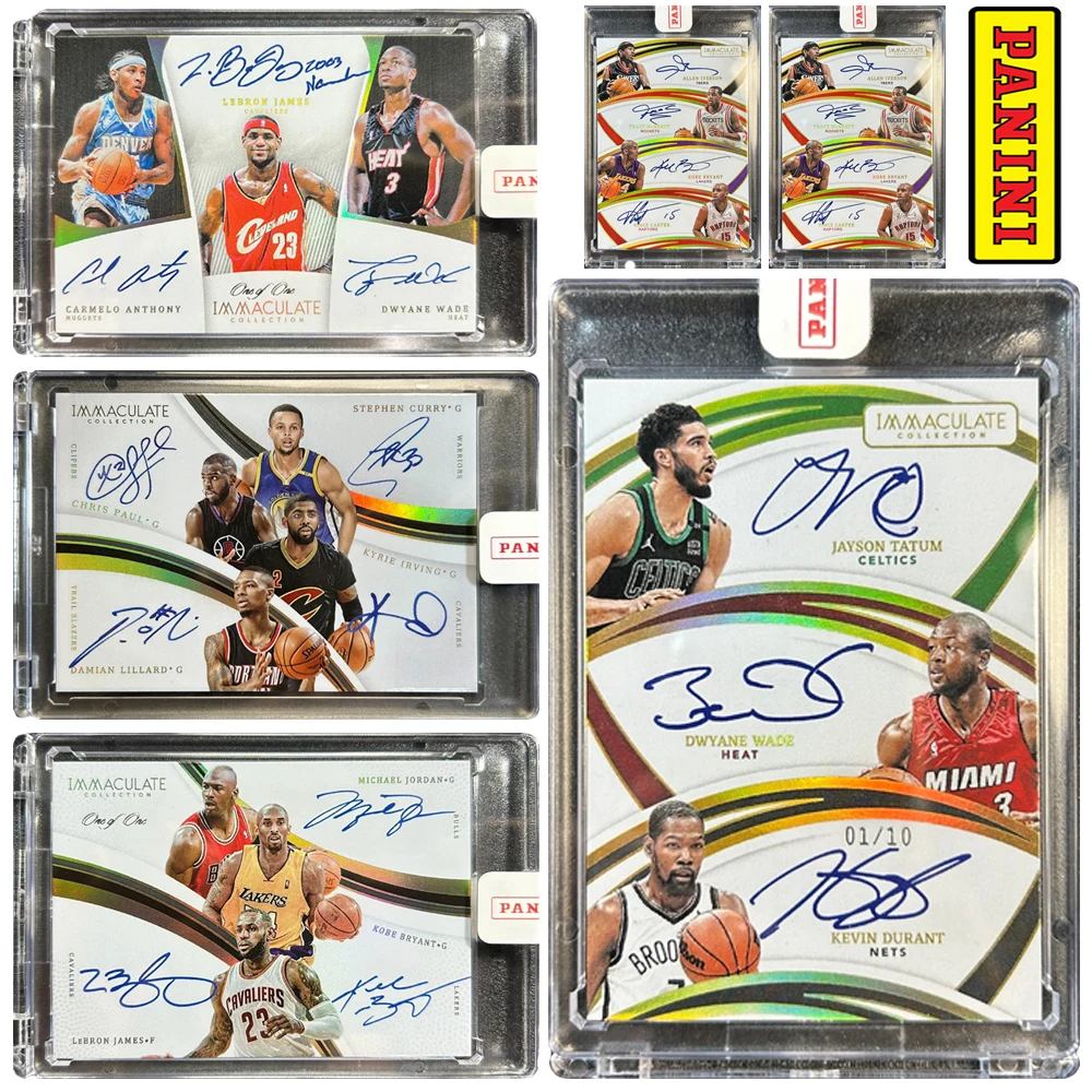 PANINI James Kobe Curry Jordan Wade Tatum Iverson homemade DIY Rainbow Signature laser card bricks Basketball boy holiday gifts
PANINI James Kobe Curry Jordan Wade Tatum Iverson homemade DIY Rainbow Signature laser card bricks Basketball boy holiday gifts