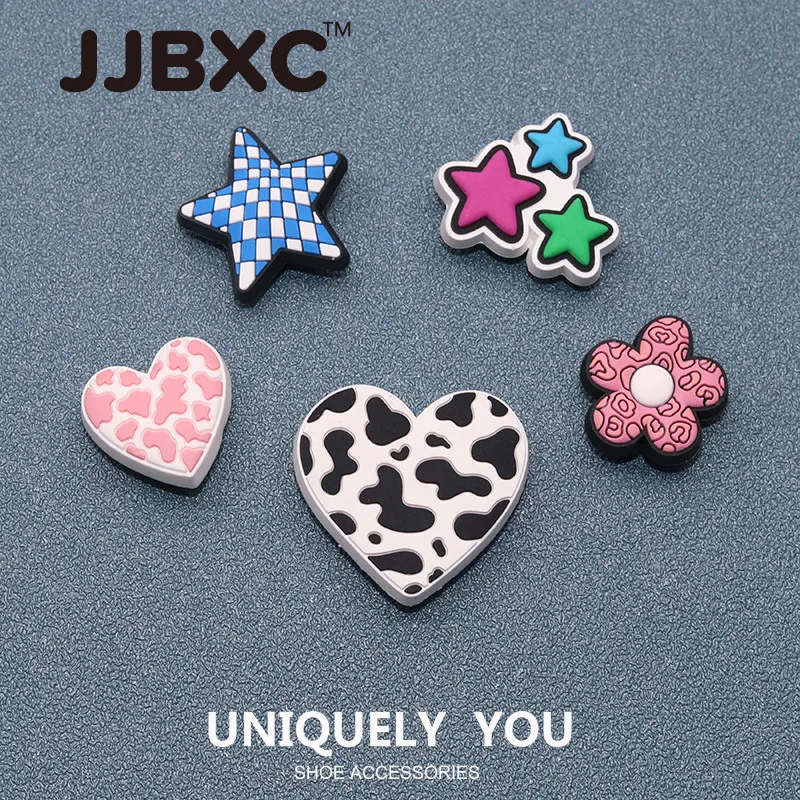 JJBXC CHARM обувь с пряжкой, аксессуары для обуви, комбинация звезд и сердца, модная обувь «сделай сам», аксессуары, подходящие для кроссовок
JJBXC CHARM обувь с пряжкой, аксессуары для обуви, комбинация звезд и сердца, модная обувь «сделай сам», аксессуары, подходящие для кроссовок