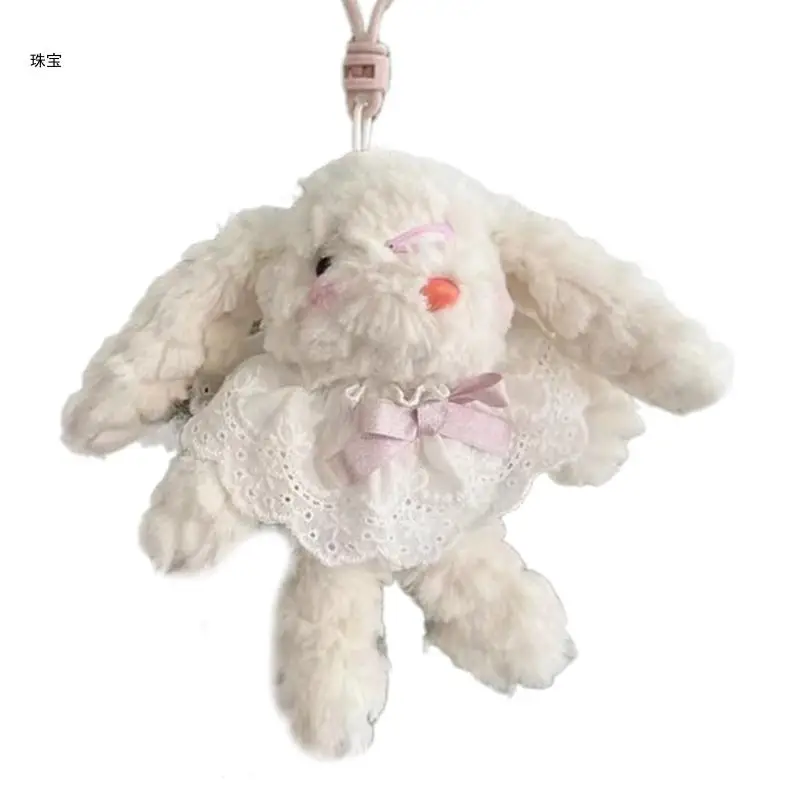 X5QE Soft Rabbit Bag Accessory Key Charm Soft Bag Ornament Fun and Stylish Hangings
X5QE Soft Rabbit Bag Accessory Key Charm Soft Bag Ornament Fun and Stylish Hangings