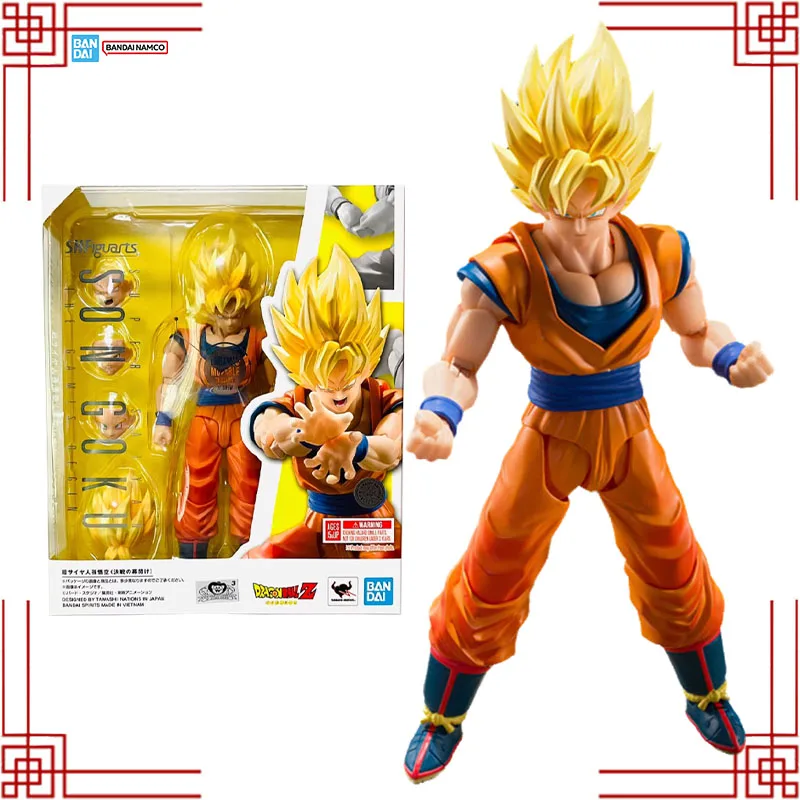 Bandai Dragon Ball Z Model Kit Genuine SHF Super Saiyan Son Goku 3.0 The Games Begin Anime Action Figure Toys Christmas Gifts
Bandai Dragon Ball Z Model Kit Genuine SHF Super Saiyan Son Goku 3.0 The Games Begin Anime Action Figure Toys Christmas Gifts
