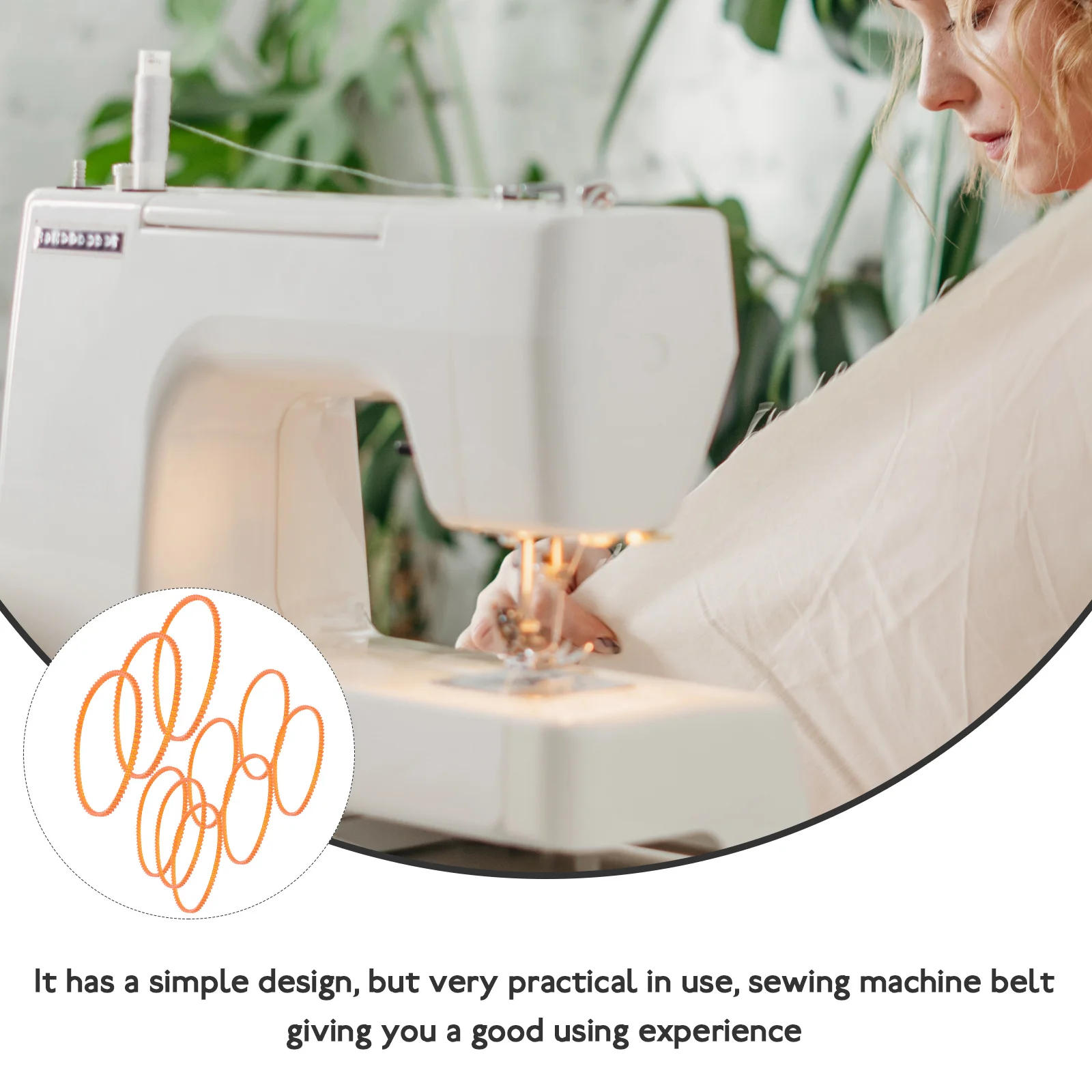 10pcs Sewing Machine Belt 115 Number Outer 360 Retro Embroidery Cutting Parts Electric Gear Needle Threading Device PU Material
10pcs Sewing Machine Belt 115 Number Outer 360 Retro Embroidery Cutting Parts Electric Gear Needle Threading Device PU Material