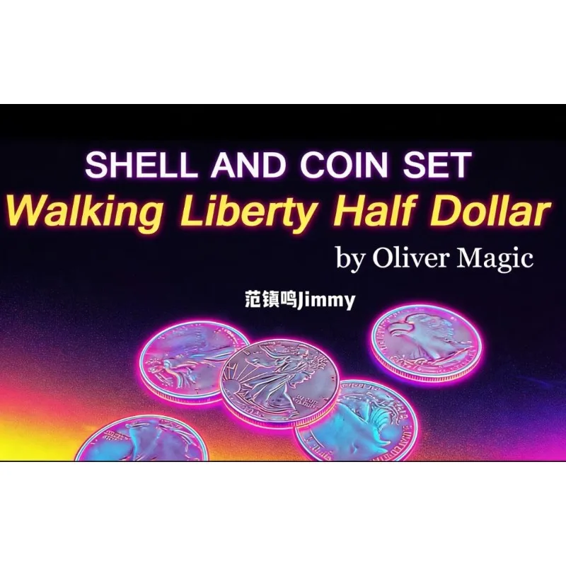 Набор монет и ракушек Walking Liberty Half Dollar: 4 монеты, 1 ракушка. Фокусы с монетами, иллюзии для близкого плана, аксессуар для магии, копия.
Набор монет и ракушек Walking Liberty Half Dollar: 4 монеты, 1 ракушка. Фокусы с монетами, иллюзии для близкого плана, аксессуар для магии, копия.