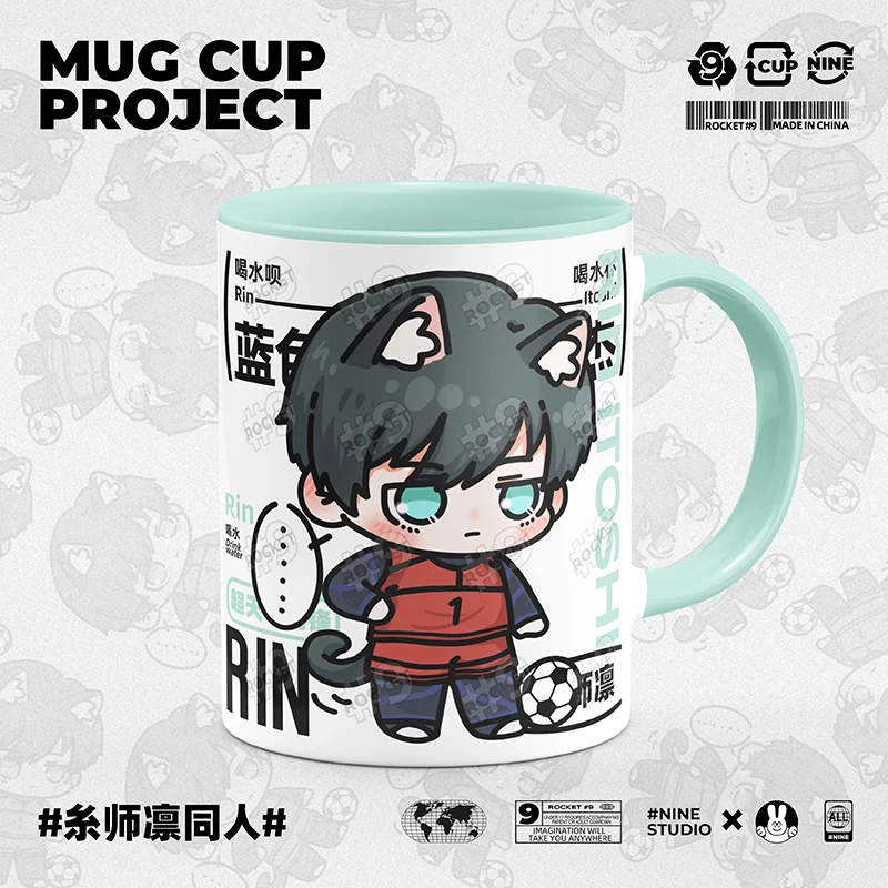 Anime BLUE LOCK Cosplay Rin Itoshi Merch Cup Cute Ceramic Print Coffee Milk Tea Juice Mug Gift Kawaii
Anime BLUE LOCK Cosplay Rin Itoshi Merch Cup Cute Ceramic Print Coffee Milk Tea Juice Mug Gift Kawaii