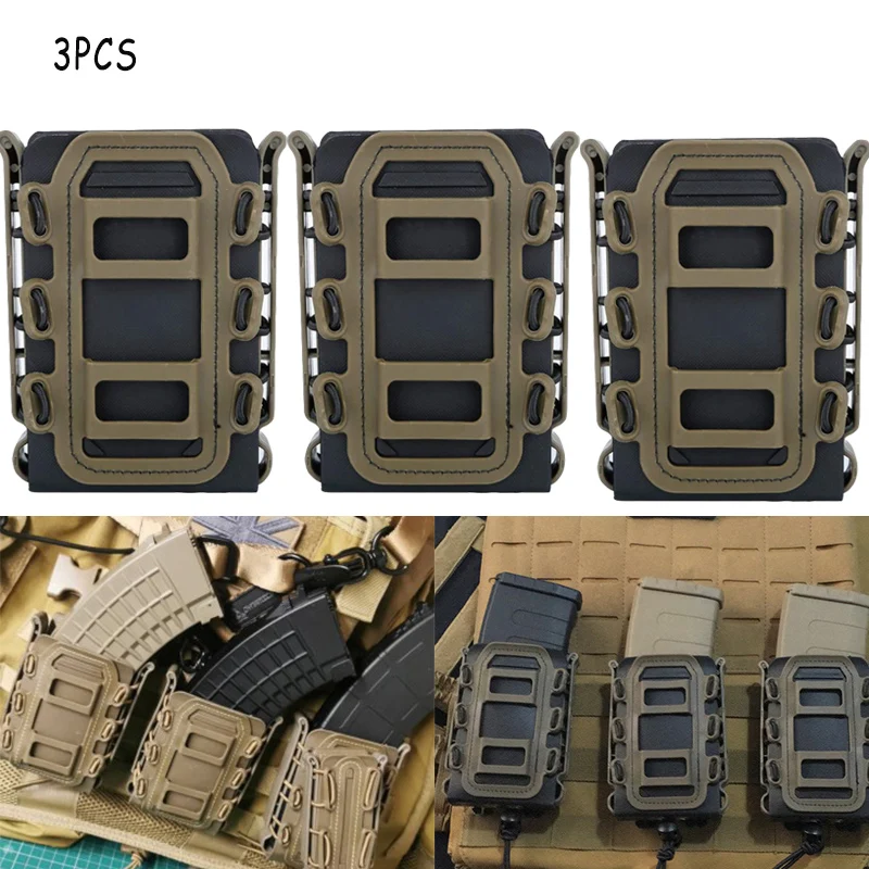3PCS M4 Molle Magazine Pouch Ar15 M4 5.56 7.62mm Fast Attach Carrier Soft Shell Rifle Mag Case Magazine Case Hunting Accessories
3PCS M4 Molle Magazine Pouch Ar15 M4 5.56 7.62mm Fast Attach Carrier Soft Shell Rifle Mag Case Magazine Case Hunting Accessories