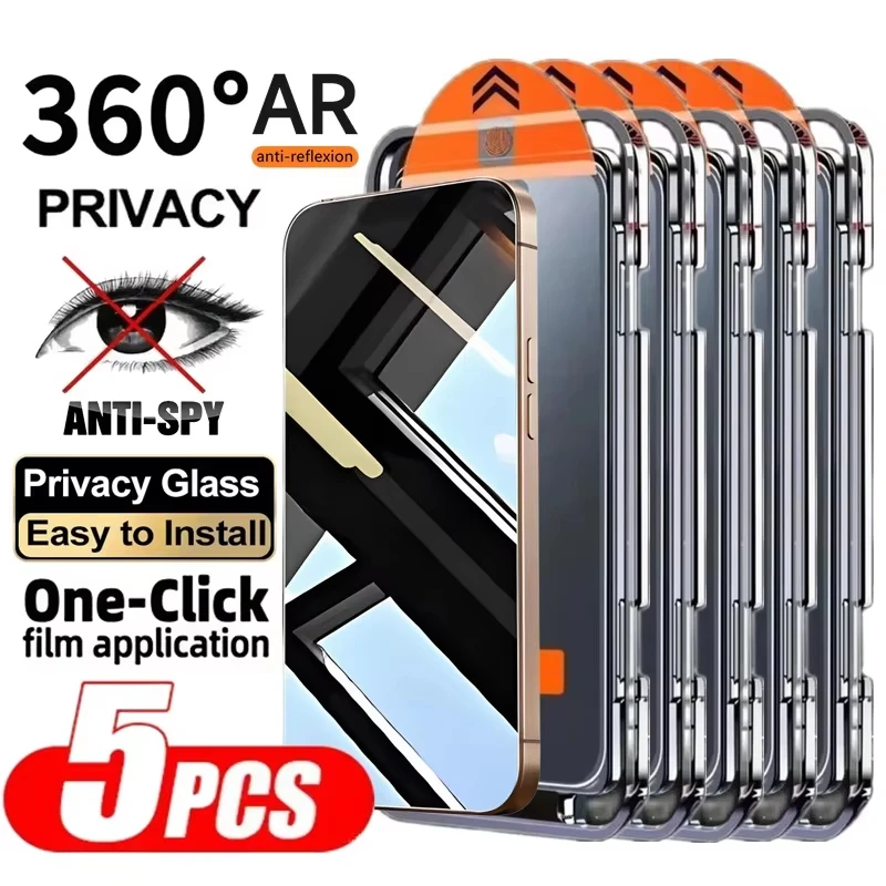Dust Free Installation Privacy Screen Protector For iPhone 17 Pro Max 16 15 13 11 14 12 Air 16E Mini X XS XR Tempered Glass Film
Dust Free Installation Privacy Screen Protector For iPhone 17 Pro Max 16 15 13 11 14 12 Air 16E Mini X XS XR Tempered Glass Film