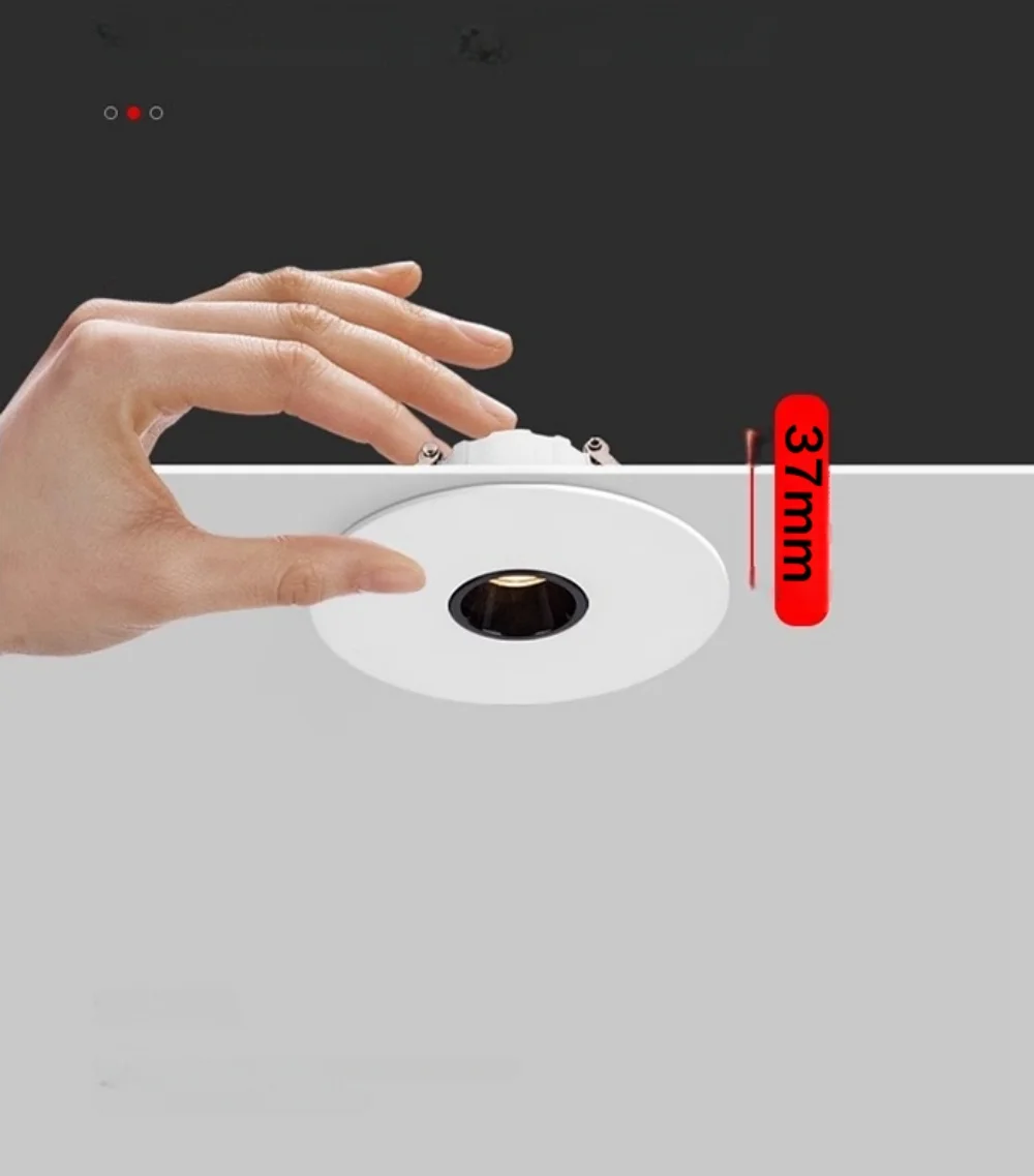 Ultra-Thin LED Spotlight 3/8/15 Degree Recessed round Spot Light for Dining Table Atmosphere Lighting White/Black 85-265V
Ultra-Thin LED Spotlight 3/8/15 Degree Recessed round Spot Light for Dining Table Atmosphere Lighting White/Black 85-265V