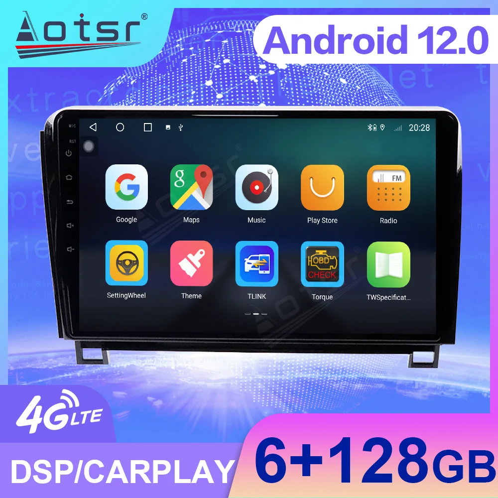 10 Inch Touch Screen Car Radio For Toyota Tundra 2008-2017 Multimedia Stereo Video Wireless Carplay GPS Navigation DSP Head Unit
10 Inch Touch Screen Car Radio For Toyota Tundra 2008-2017 Multimedia Stereo Video Wireless Carplay GPS Navigation DSP Head Unit