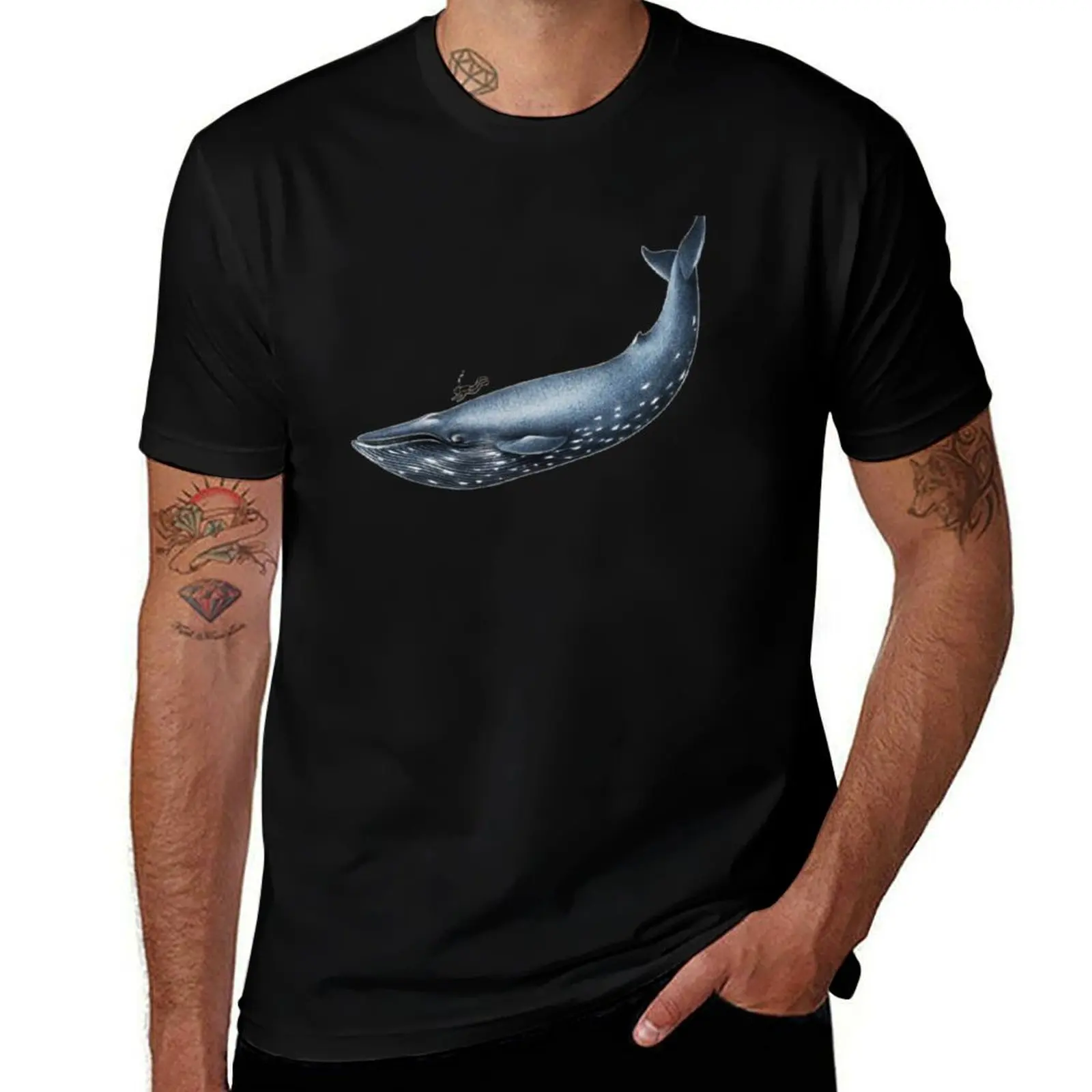 Blue whale and a diver T-Shirt Plus Size Short Sleeve T-Shirt
Blue whale and a diver T-Shirt Plus Size Short Sleeve T-Shirt