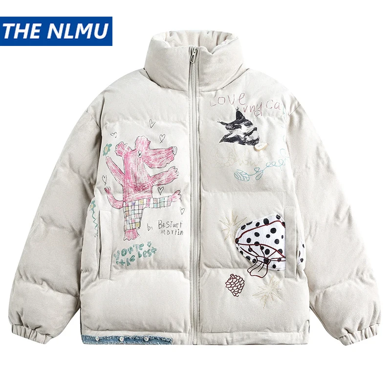 Зимнее пальто-пуховик унисекс, дизайн граффити, замшевая стеганая куртка, толстая теплая уличная одежда в стиле хип-хоп, модная куртка-пуховик
Зимнее пальто-пуховик унисекс, дизайн граффити, замшевая стеганая куртка, толстая теплая уличная одежда в стиле хип-хоп, модная куртка-пуховик