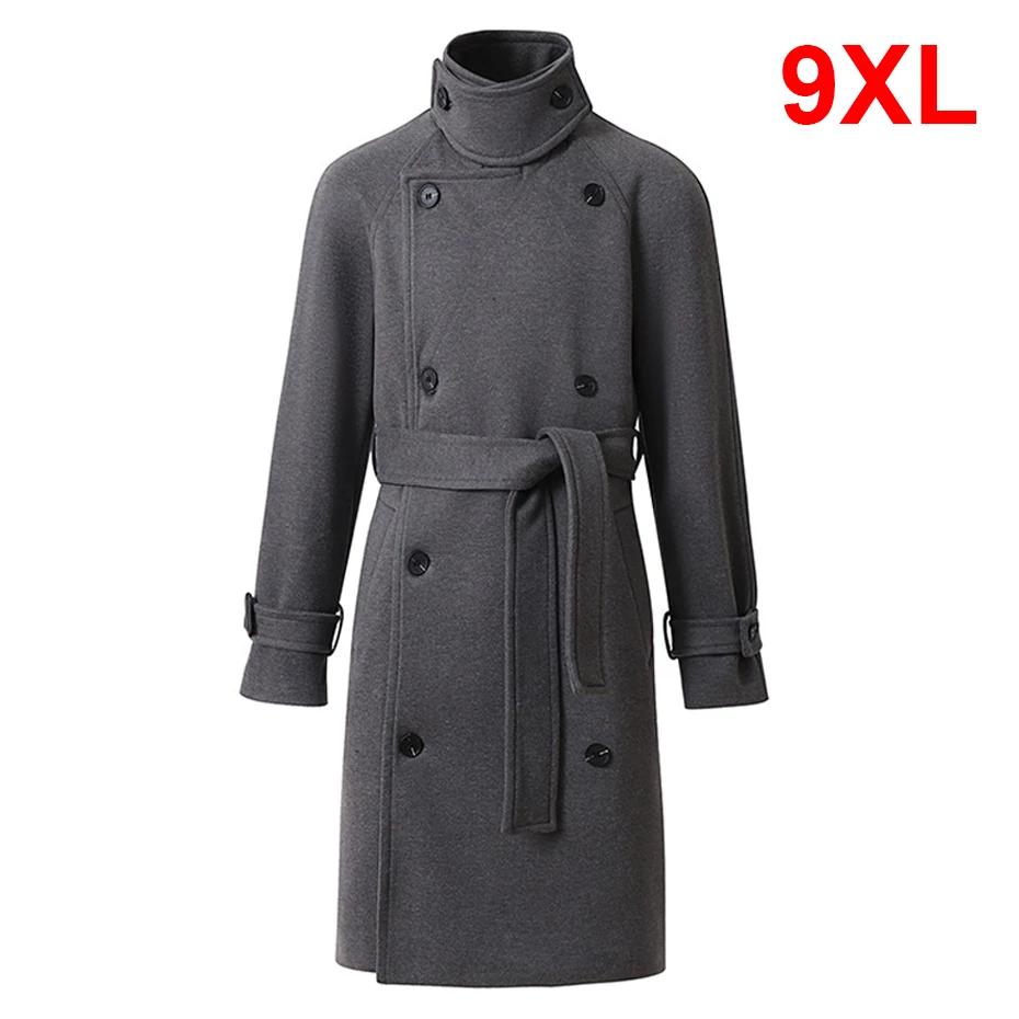 9XL Plus Size Woolen Jacket Men Autumn Winter Long Coat English Style Jacket Male Big Size 9XL Business Jackets
9XL Plus Size Woolen Jacket Men Autumn Winter Long Coat English Style Jacket Male Big Size 9XL Business Jackets