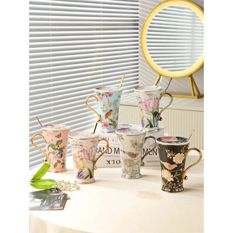 Creative Ceramic Mug with Lid Spoon Household Water Cup Office Coffee Cup
Creative Ceramic Mug with Lid Spoon Household Water Cup Office Coffee Cup