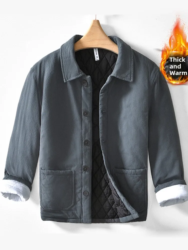 Мужское зимнее теплое пальто Jaet Thiened с хлопковой подкладкой, повседневное свободное крепление в стиле ретро, китайское теплое пальто, длинное свекло, модная городская одежда
Мужское зимнее теплое пальто Jaet Thiened с хлопковой подкладкой, повседневное свободное крепление в стиле ретро, китайское теплое пальто, длинное свекло, модная городская одежда