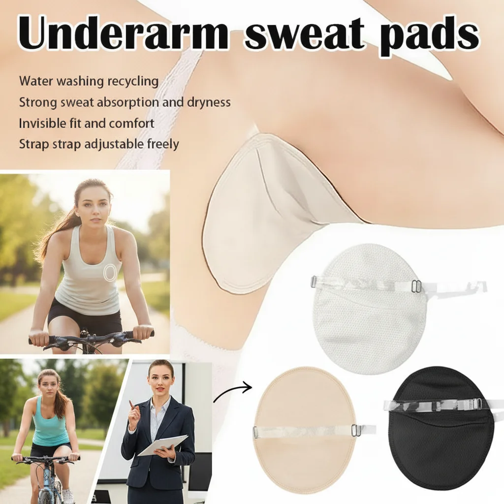 Soft Skin-Friendly Underarm Sweatband Honeycomb Breathable Quick-Drying Washable Invisible Shoulder Strap Anti-Sweat Cotton Pad
Soft Skin-Friendly Underarm Sweatband Honeycomb Breathable Quick-Drying Washable Invisible Shoulder Strap Anti-Sweat Cotton Pad