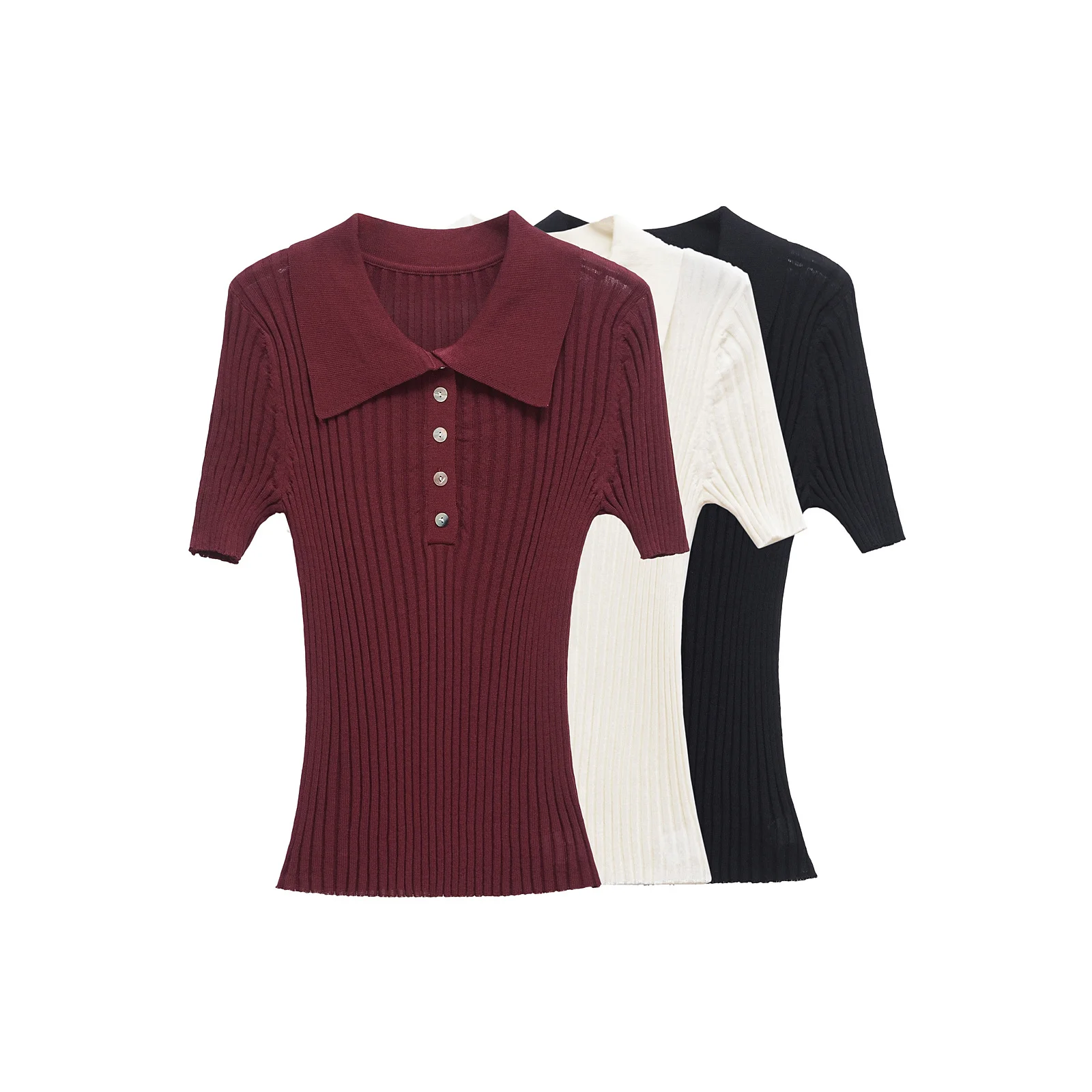 2025 Spring and Summer New Knitted T-Shirt Fashionable Casual Korean Style Multifunctional Casual Slim Ribbed Short Top
2025 Spring and Summer New Knitted T-Shirt Fashionable Casual Korean Style Multifunctional Casual Slim Ribbed Short Top