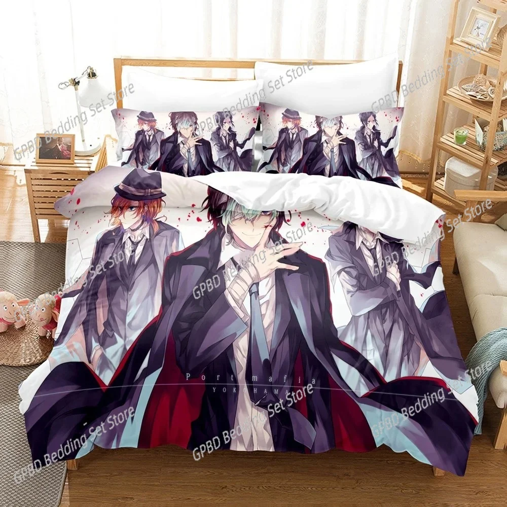 3D Print Anime Bungo Stray Dogs Bedding Set Double Twin King Duvet Cover Comforter Pillowcase Boys Girls Adults Bedroom
3D Print Anime Bungo Stray Dogs Bedding Set Double Twin King Duvet Cover Comforter Pillowcase Boys Girls Adults Bedroom