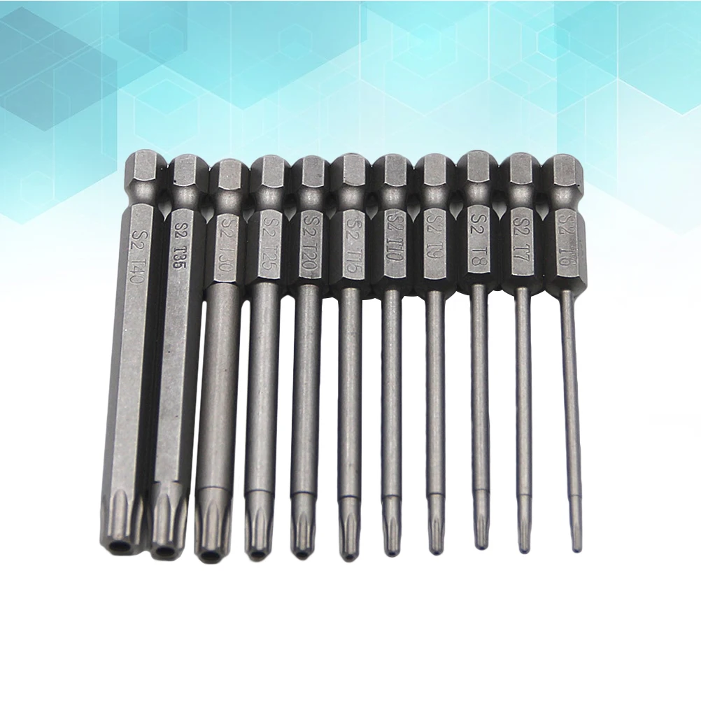11 pcs Magnetic Screwdriver Bit Handle Head S2 Alloy Steel Tool for Electric Drill Pneumatic Wrench Hand Tools
11 pcs Magnetic Screwdriver Bit Handle Head S2 Alloy Steel Tool for Electric Drill Pneumatic Wrench Hand Tools