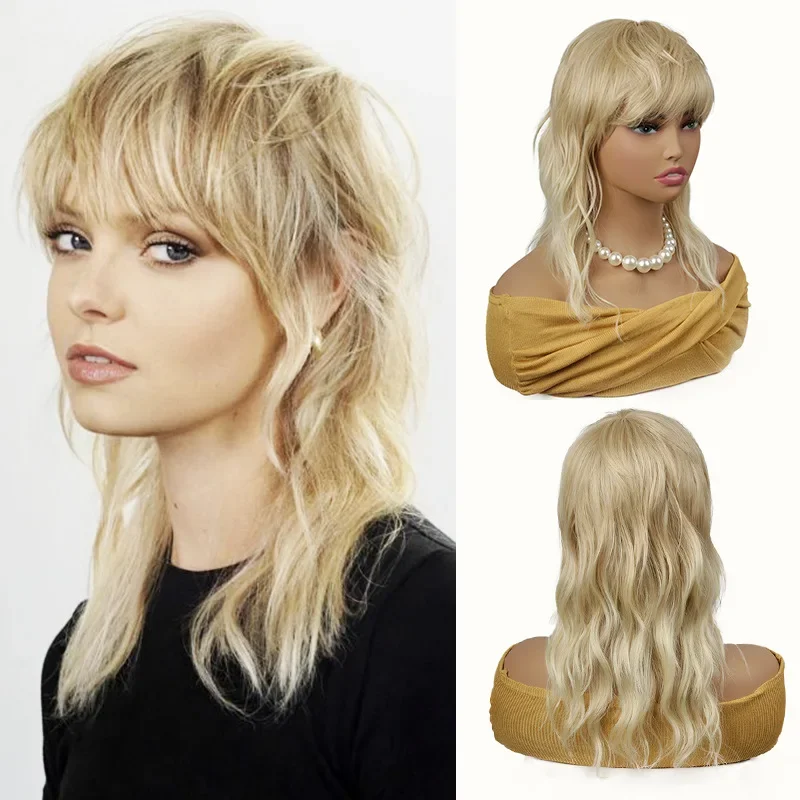 Short Curly Blonde Gradient Synthetic Hair Wigs with Bangs for Women Daily Party Wave Bob Wig Heat Resistant
Short Curly Blonde Gradient Synthetic Hair Wigs with Bangs for Women Daily Party Wave Bob Wig Heat Resistant