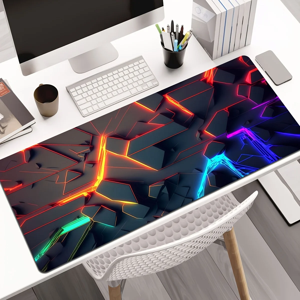 Abstract Artistic Irregular Pattern Fun Game Mouse Pad, Multi-functional Practical Design,suitable for Gaming, Office and Travel
Abstract Artistic Irregular Pattern Fun Game Mouse Pad, Multi-functional Practical Design,suitable for Gaming, Office and Travel