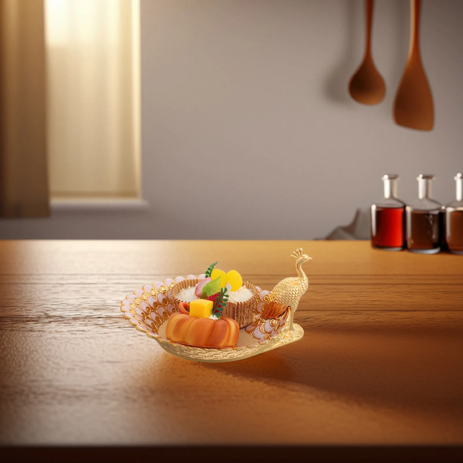 Fruit Tray Metal Dessert Serving Plate For Cake Snacks Jewelry Display Decorative Storage Tray Party Tea Platter Elegant Design 
Fruit Tray Metal Dessert Serving Plate For Cake Snacks Jewelry Display Decorative Storage Tray Party Tea Platter Elegant Design