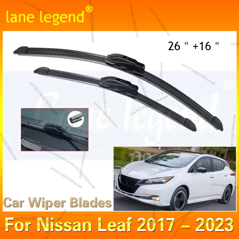 Car Wiper LHD Front Wiper Blades For Nissan Leaf 2017 - 2023 Windshield Windscreen Window Rain Brushes 26"+16"
Car Wiper LHD Front Wiper Blades For Nissan Leaf 2017 - 2023 Windshield Windscreen Window Rain Brushes 26"+16"