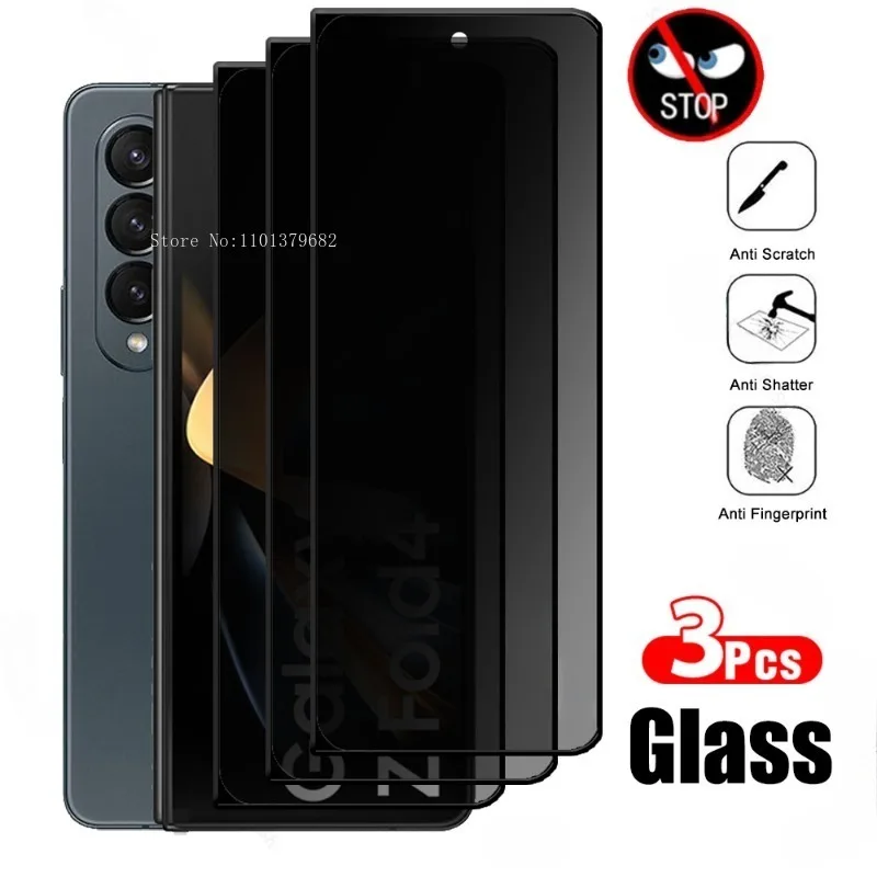 3Pcs Privacy Screen Protector For SamSung For Galaxy Z Fold 3 4 5 Anti-Spy Tempered Glass Smooth Finish
3Pcs Privacy Screen Protector For SamSung For Galaxy Z Fold 3 4 5 Anti-Spy Tempered Glass Smooth Finish