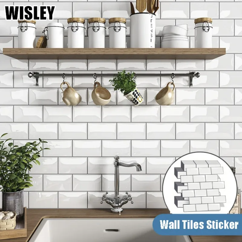 Oil Resistant Waterproof Peel & Stick Backsplash Tile Wall Sticker Subway Tile Stick on Tiles Backsplash for Kitchen & Bathroom
Oil Resistant Waterproof Peel & Stick Backsplash Tile Wall Sticker Subway Tile Stick on Tiles Backsplash for Kitchen & Bathroom