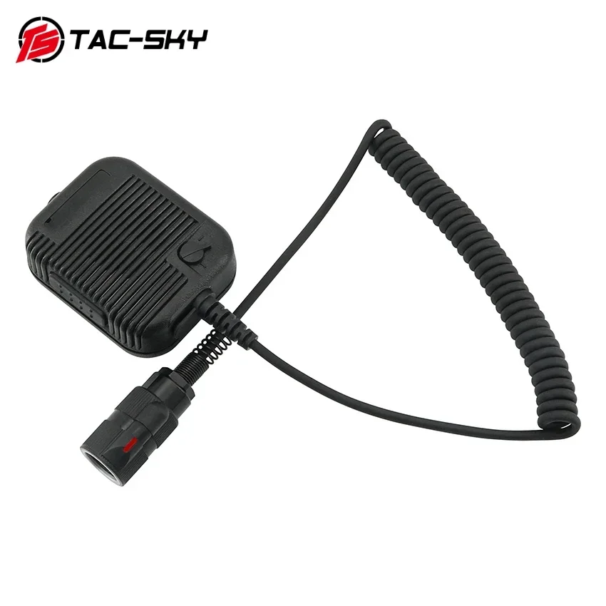 TS TAC-SKY 6 Pin PTT Adapter Handheld Microphone Shoulder Speaker Compatible with PRC152/163 Radio
TS TAC-SKY 6 Pin PTT Adapter Handheld Microphone Shoulder Speaker Compatible with PRC152/163 Radio