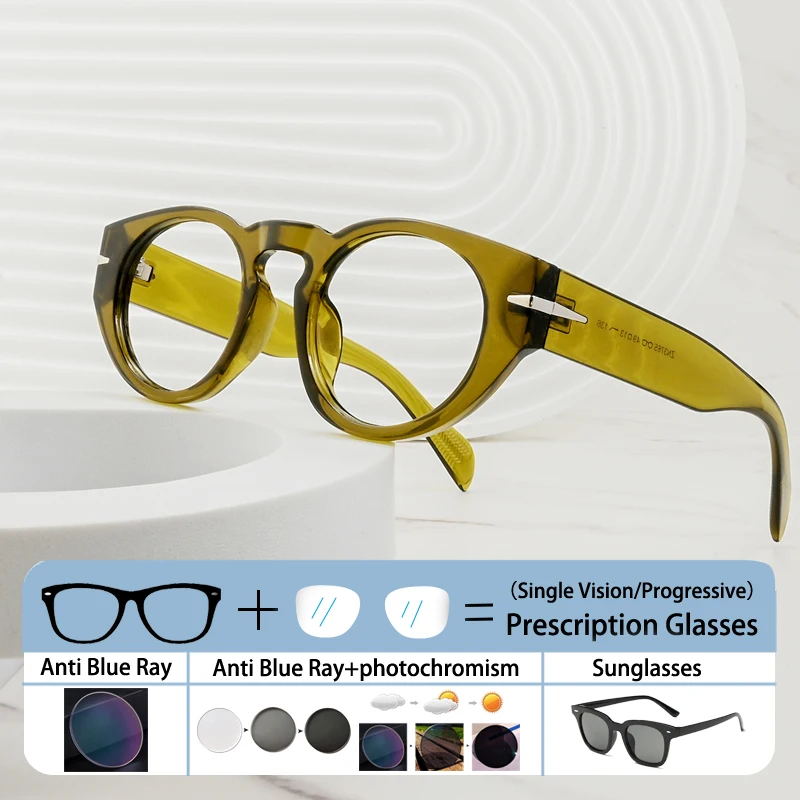 Classic Brand Design Retro Round Reading Glasses Men Myopia Optical Prescription Presbyopia Anti Blue Light Astigmatism Eyewear 
Classic Brand Design Retro Round Reading Glasses Men Myopia Optical Prescription Presbyopia Anti Blue Light Astigmatism Eyewear