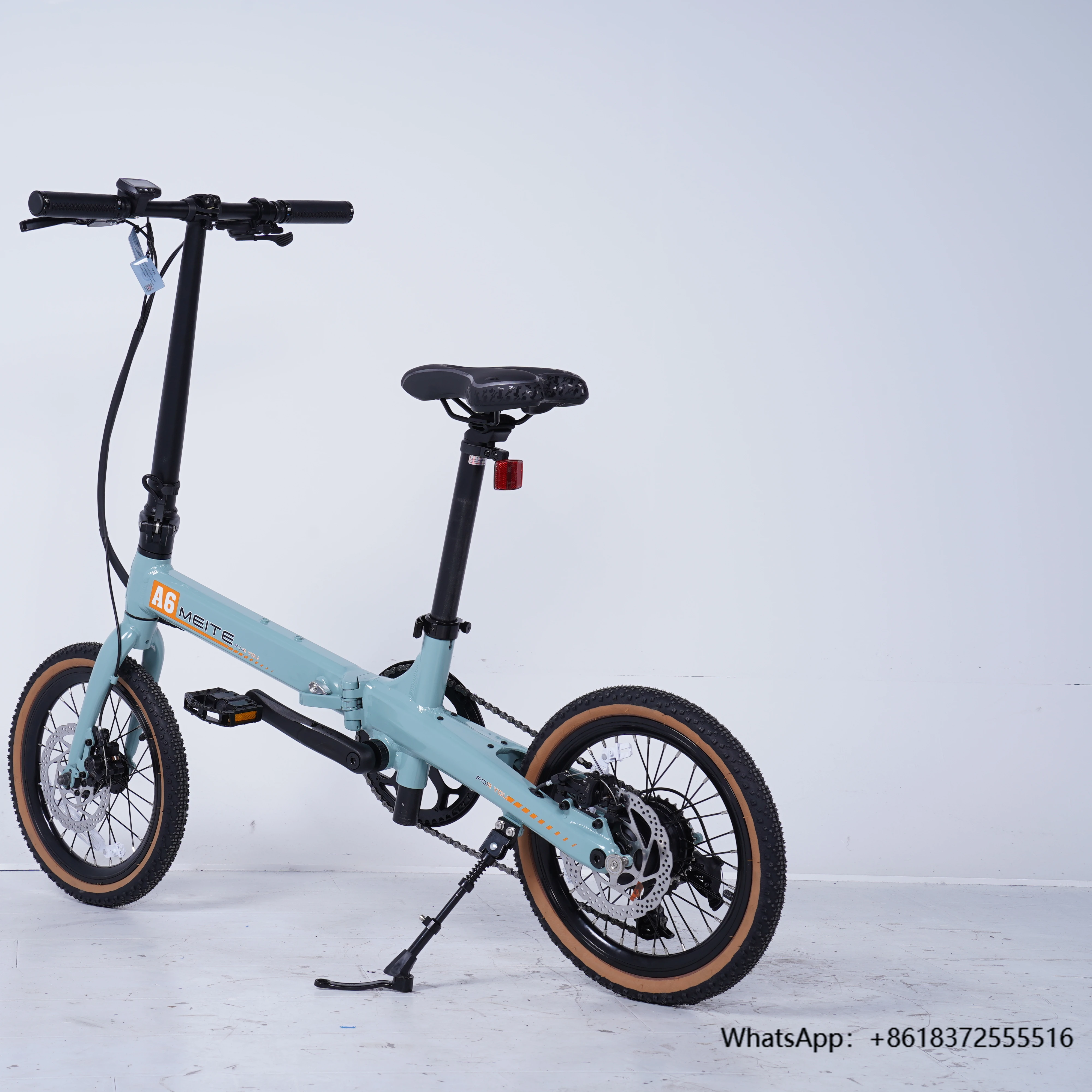 Electric 16-Inch Front Hub Motor Folding Bike with 250W 36V Integrated Aluminum Alloy Wheels and 7 Speed Lithium Battery
Electric 16-Inch Front Hub Motor Folding Bike with 250W 36V Integrated Aluminum Alloy Wheels and 7 Speed Lithium Battery