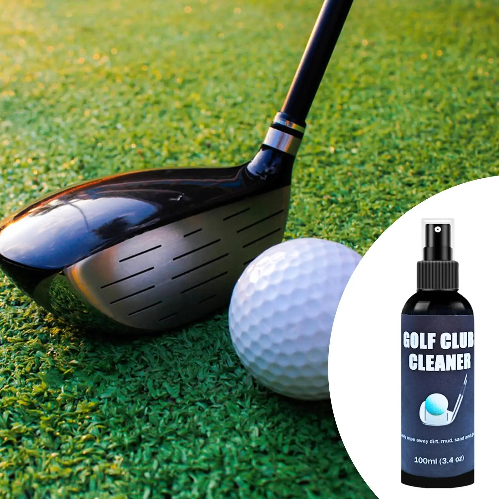 Golf Club Cleaner Portable Golf Care Removes Scuffs and Scratches Golf Cleaning Spray 100ml Dirt Sand Remover for Irons
Golf Club Cleaner Portable Golf Care Removes Scuffs and Scratches Golf Cleaning Spray 100ml Dirt Sand Remover for Irons