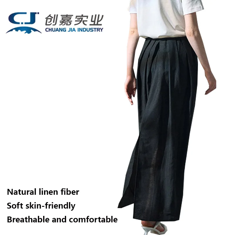 High-end Linen Spring and Autumn Ladies Elastic Waist Black Temperament Simple Slim Long Skirt Outdoor Casual Relaxed Holiday
High-end Linen Spring and Autumn Ladies Elastic Waist Black Temperament Simple Slim Long Skirt Outdoor Casual Relaxed Holiday