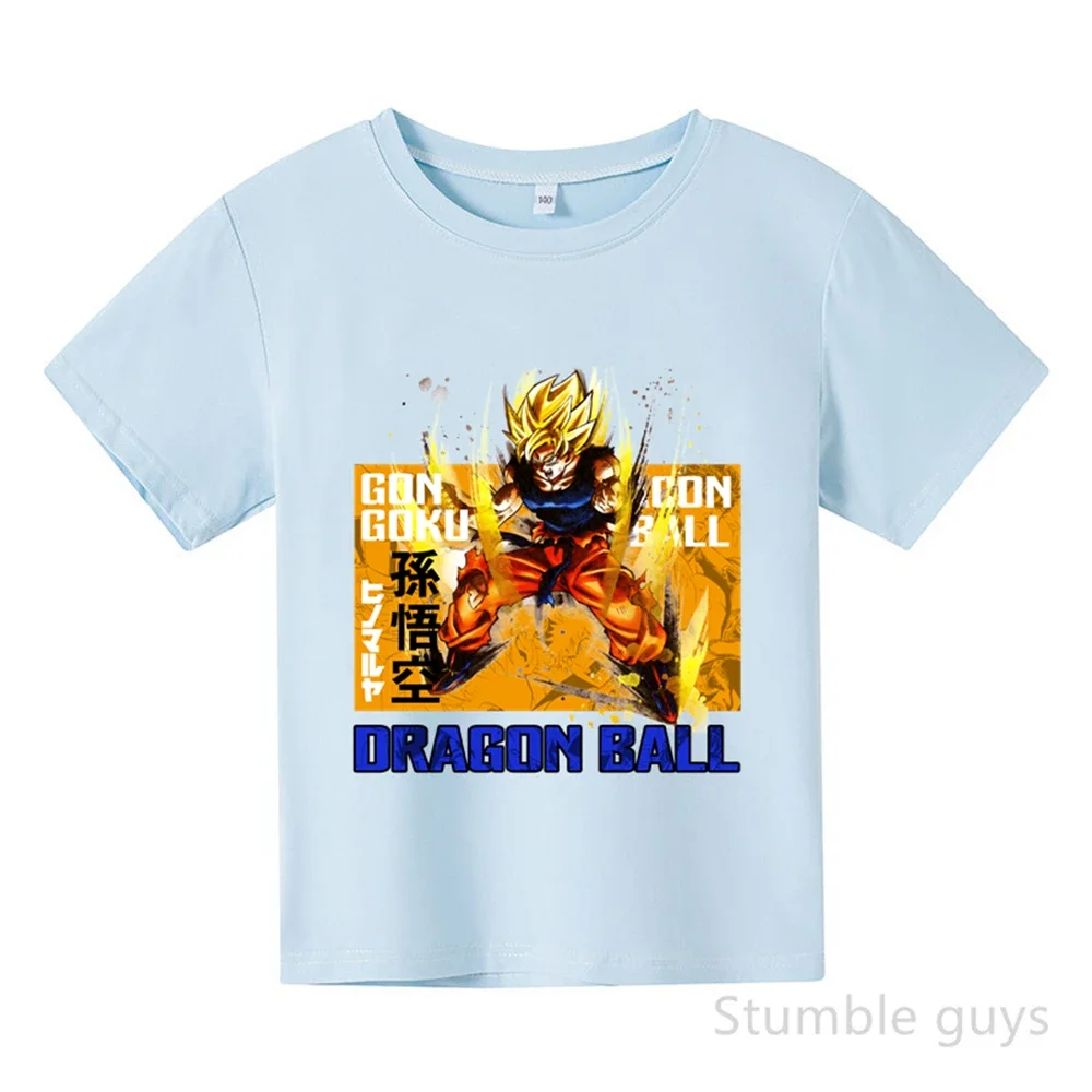 Kids Summer Dragon Ball Goku Tshirt Kids Fashion T-shirt Vegeta Super Saiyan Casual Japanese Anime Tops
Kids Summer Dragon Ball Goku Tshirt Kids Fashion T-shirt Vegeta Super Saiyan Casual Japanese Anime Tops