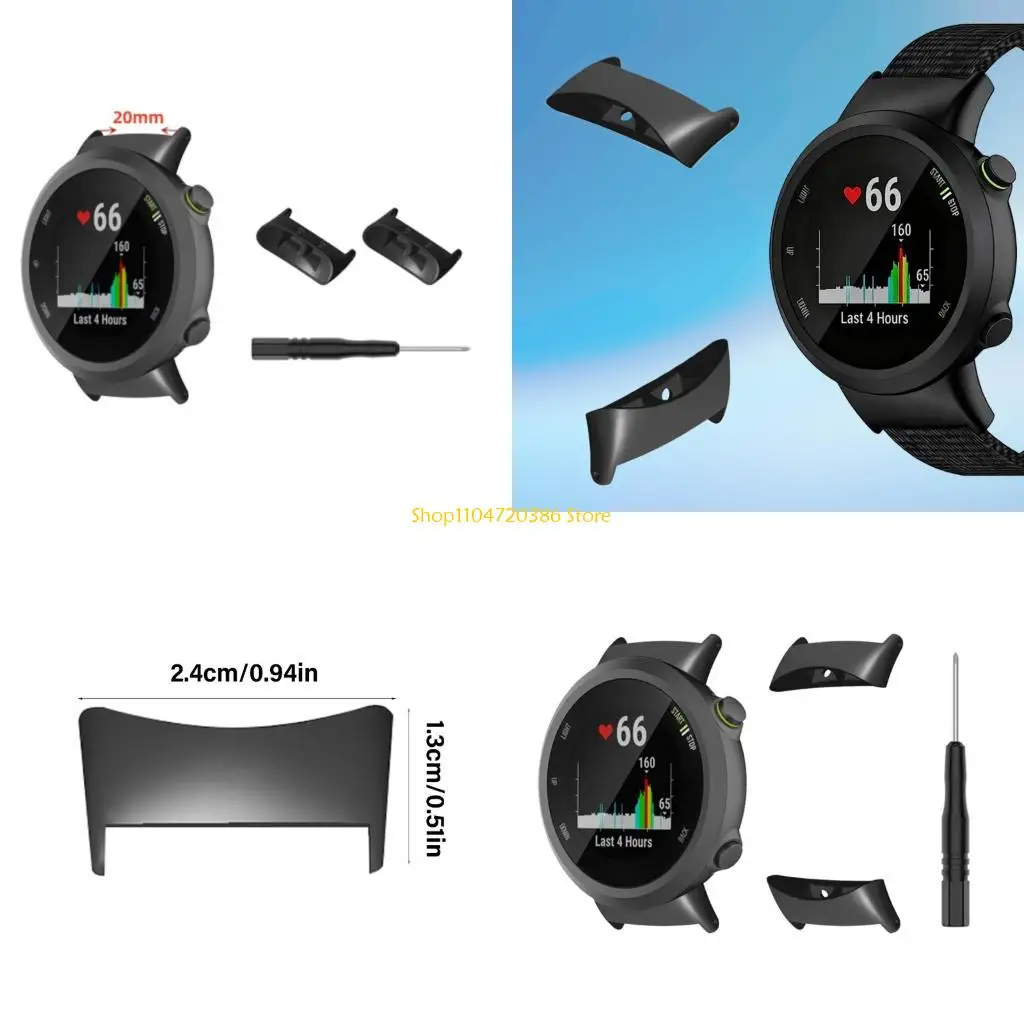 K0EA Quick Install Sports Watch Connector Metal Construction Enhances Durability for 45/45S/Swim 2 Smartwatches
K0EA Quick Install Sports Watch Connector Metal Construction Enhances Durability for 45/45S/Swim 2 Smartwatches