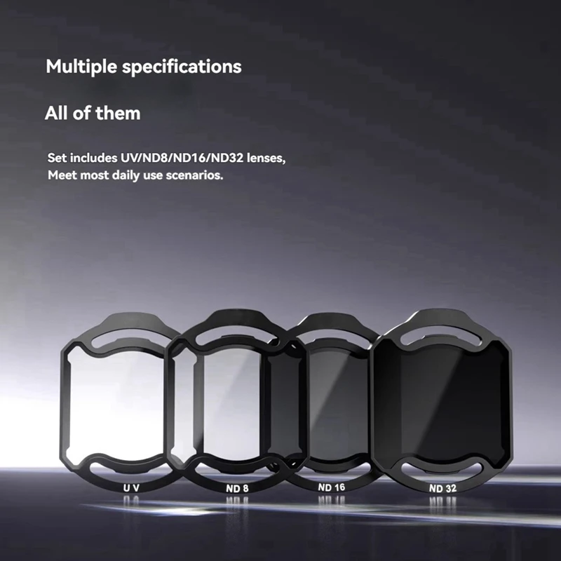 Комплект фильтров для DJI O4 Air Unit Pro ND 8/16/32 Фильтр Защита от ультрафиолета Маслостойкий и устойчивый к царапинам для объектива дрона
Комплект фильтров для DJI O4 Air Unit Pro ND 8/16/32 Фильтр Защита от ультрафиолета Маслостойкий и устойчивый к царапинам для объектива дрона