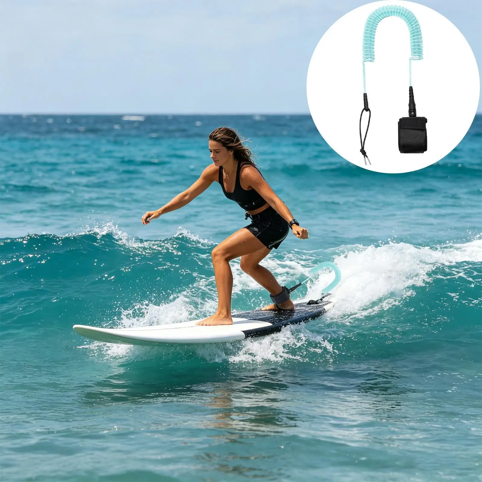 Surfboard Rope Heavy Duty Floating Retractable Portable Strap Surfboard Tow Rope For Waterskiing Wakeboarding Kneeboarding
Surfboard Rope Heavy Duty Floating Retractable Portable Strap Surfboard Tow Rope For Waterskiing Wakeboarding Kneeboarding