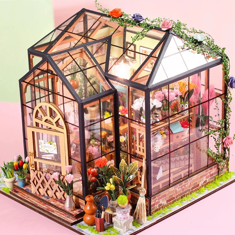 OUZEY Wooden Dollhouse Miniature Building Kits with Furniture Light Roombox DIY Toys for Girls Christmas Gift
OUZEY Wooden Dollhouse Miniature Building Kits with Furniture Light Roombox DIY Toys for Girls Christmas Gift